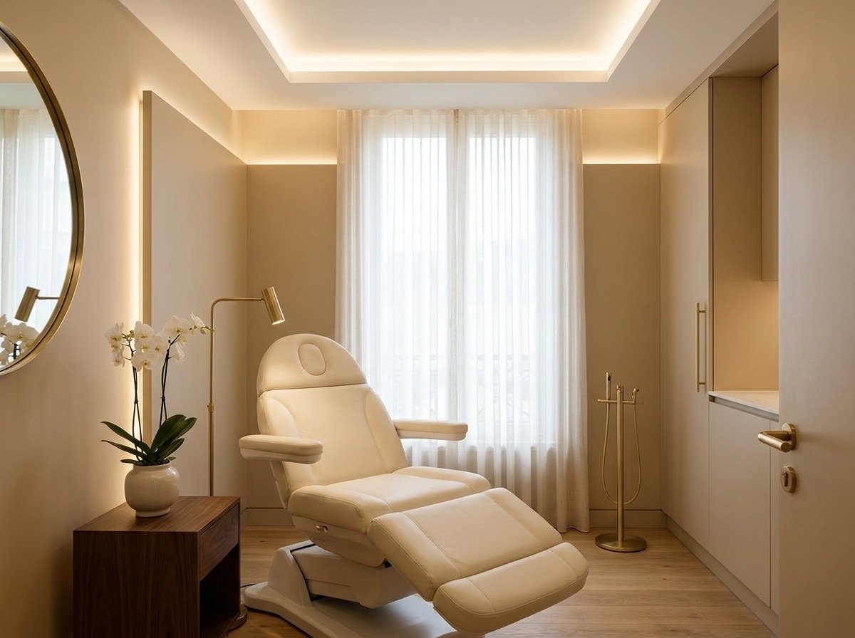Behandlungsraum der Aesthetic Clinic Berlin